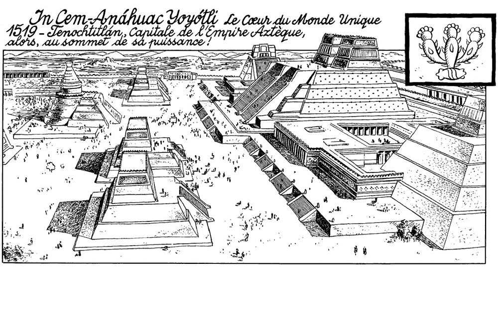Tenochtitlan, capitale des Aztèques