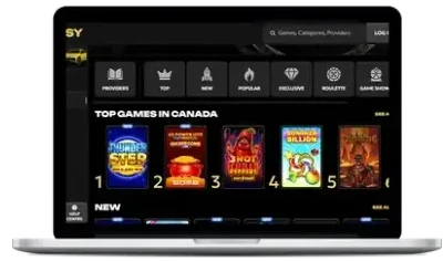 Spinsy slots on desktop